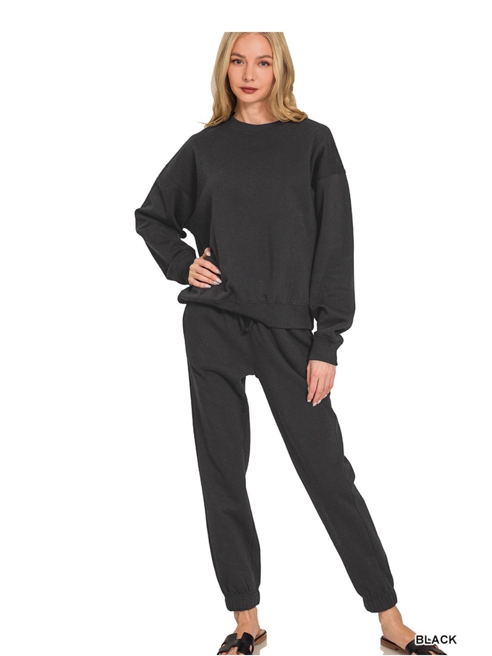 ZENANA JOGGER SET BLACK